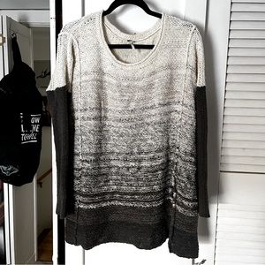 Free People oversized ombré sweater size XS/S